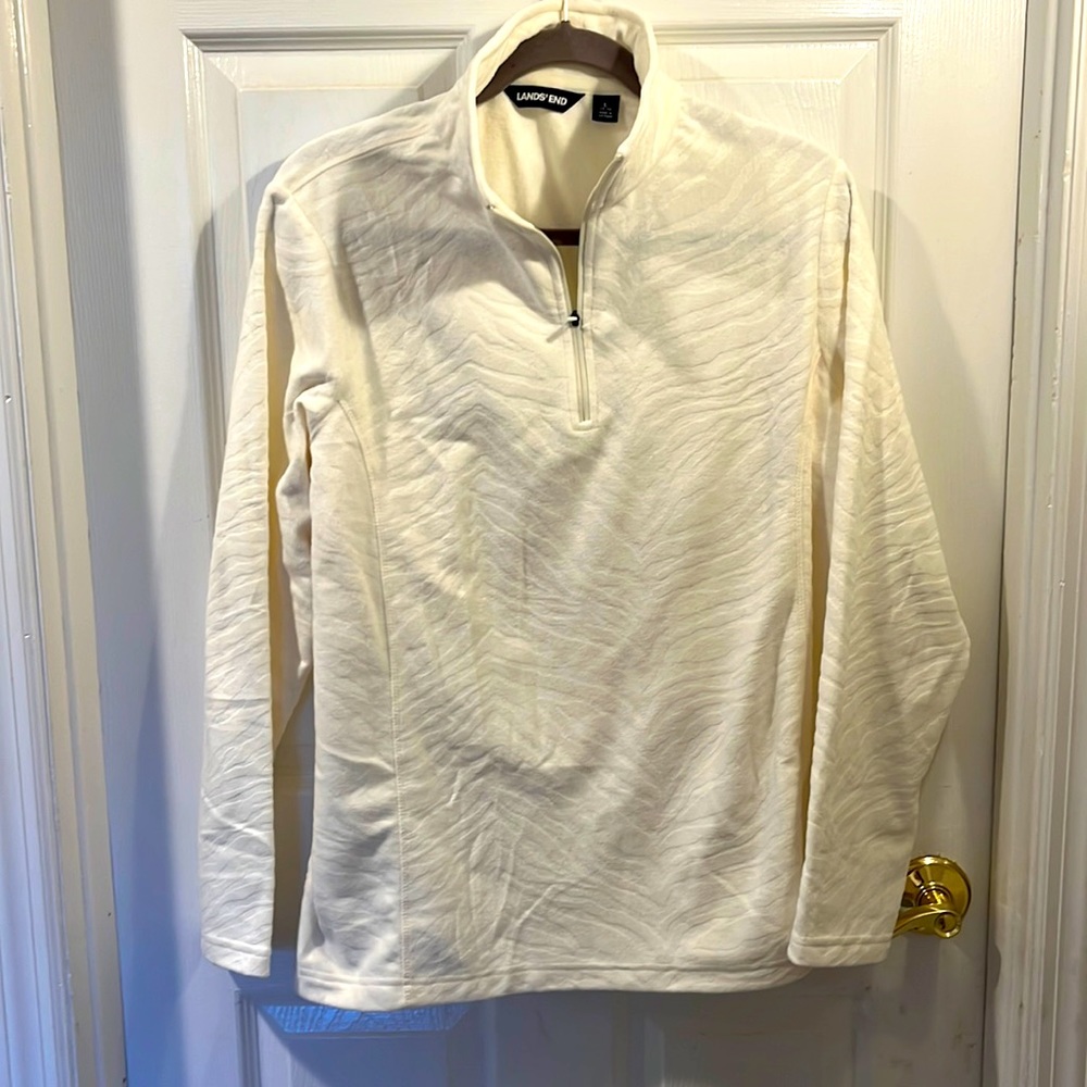 Womens fleece zip top.